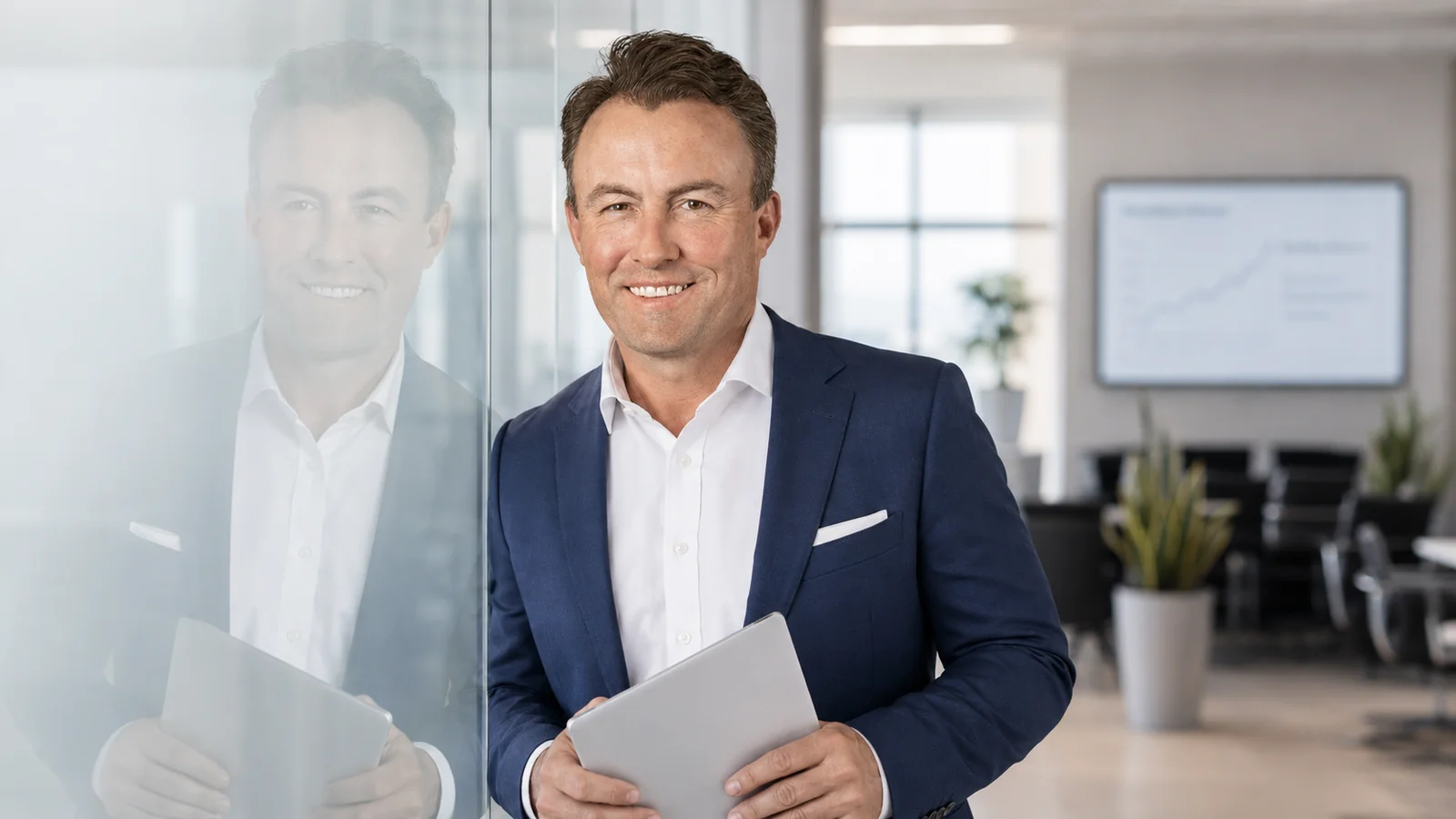 Arch Capital adviser speaking in an office
